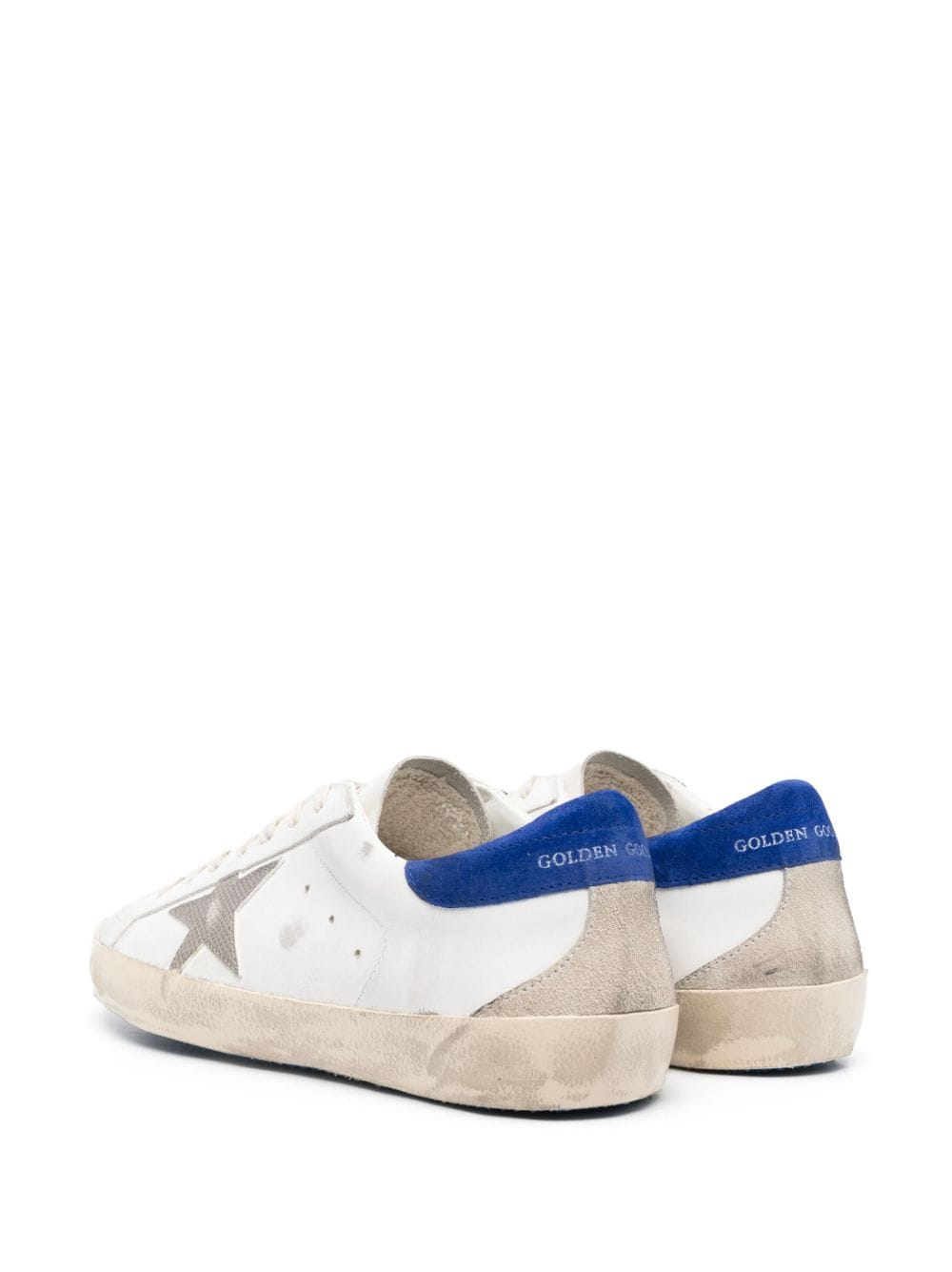 Sneakers Golden Goose Super-Star Snake Star albi - imagine 2