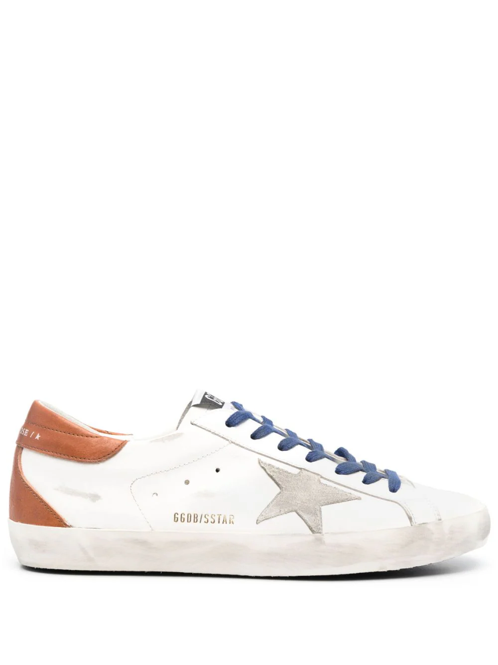 Sneakers Golden Goose Super-Star Suede Star albi