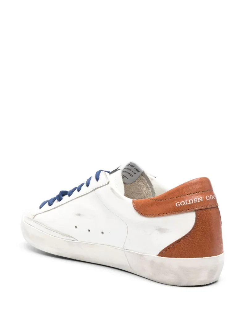Sneakers Golden Goose Super-Star Suede Star albi - imagine 2
