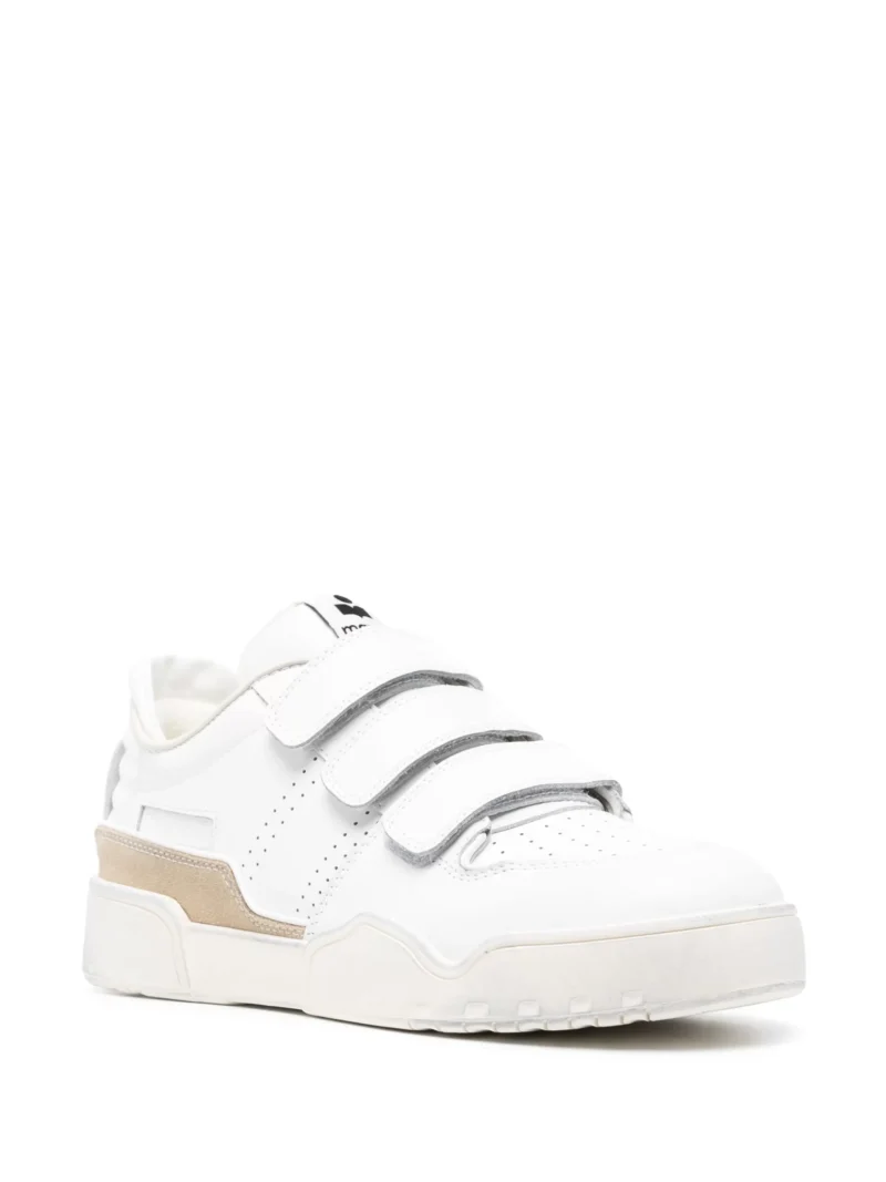 Sneakers Marant Emreeh Velcro alb/bej - imagine 3