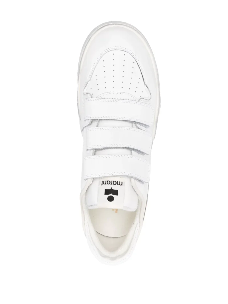 Sneakers Marant Emreeh Velcro alb/bej - imagine 4