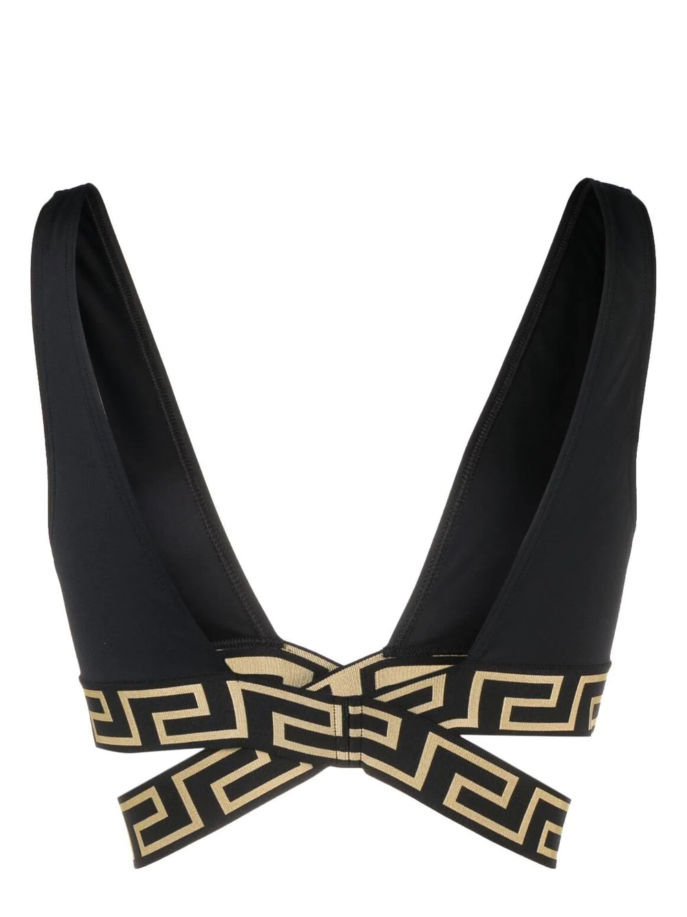 Sutien bikini Versace Greca Border negru - imagine 2