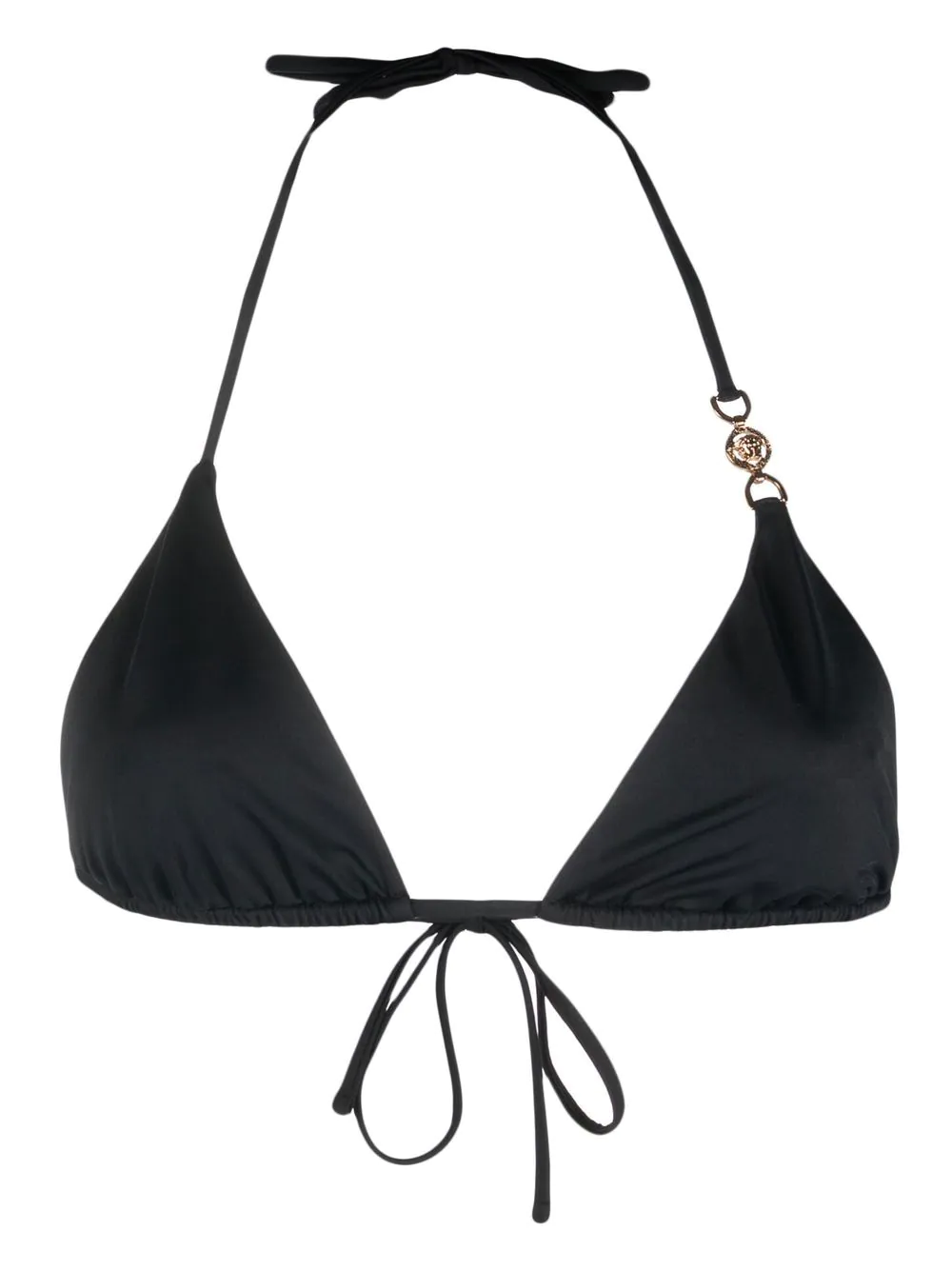 Sutien bikini Versace Medusa '95 Triangle negru
