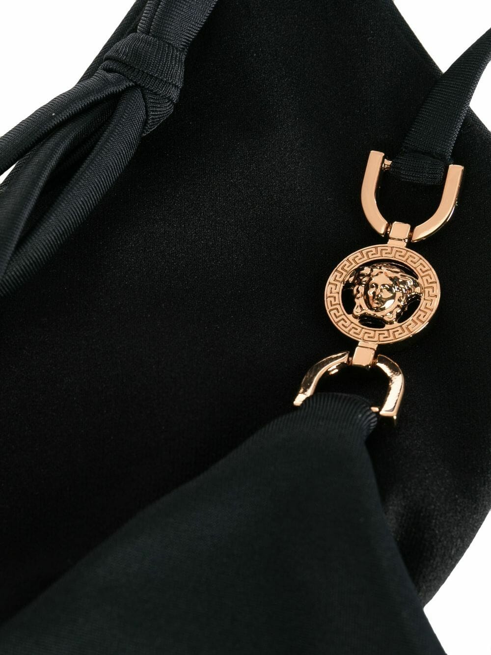 Sutien bikini Versace Medusa '95 Triangle negru - imagine 3