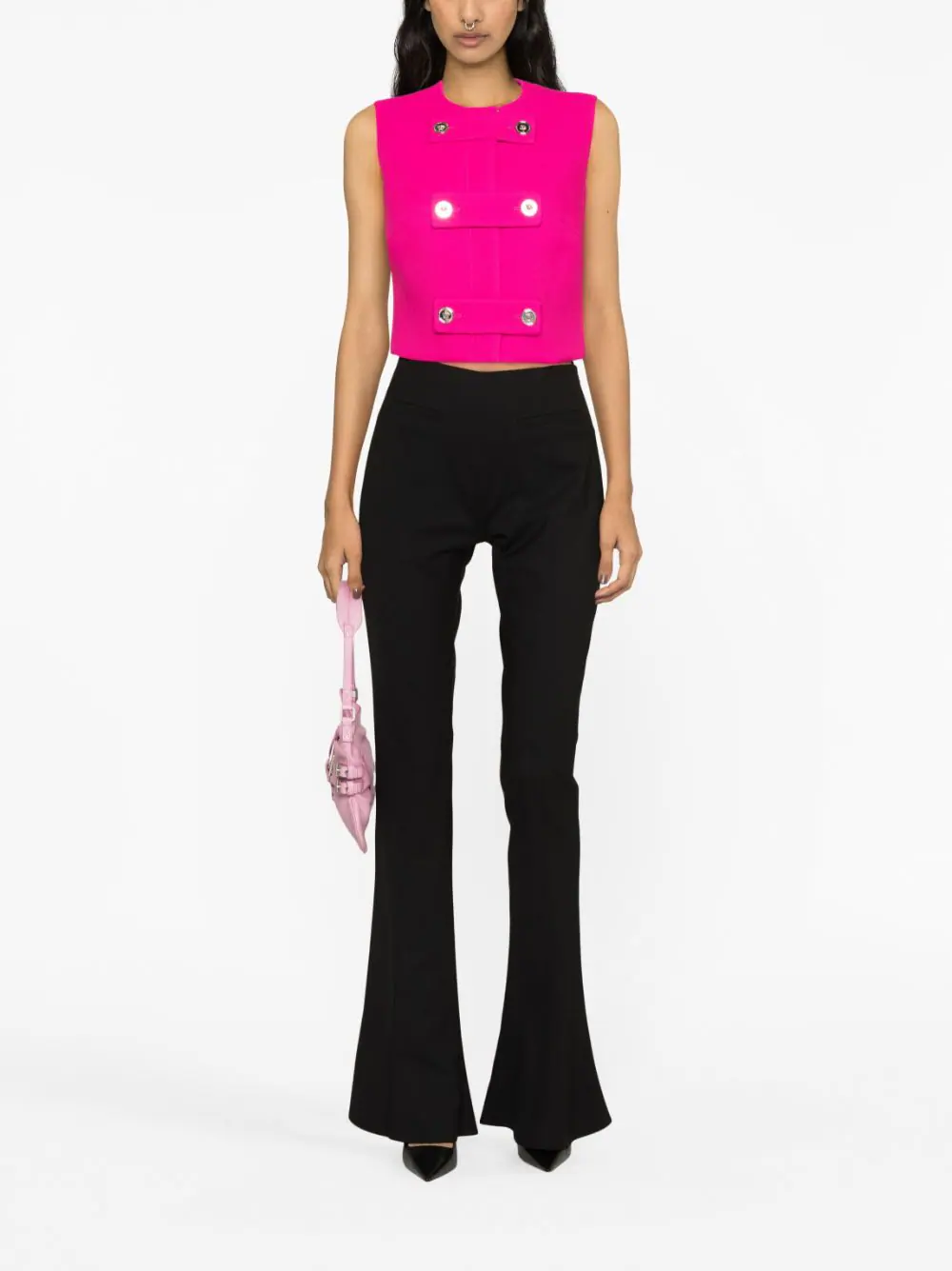 Top Versace Medusa roz - imagine 3