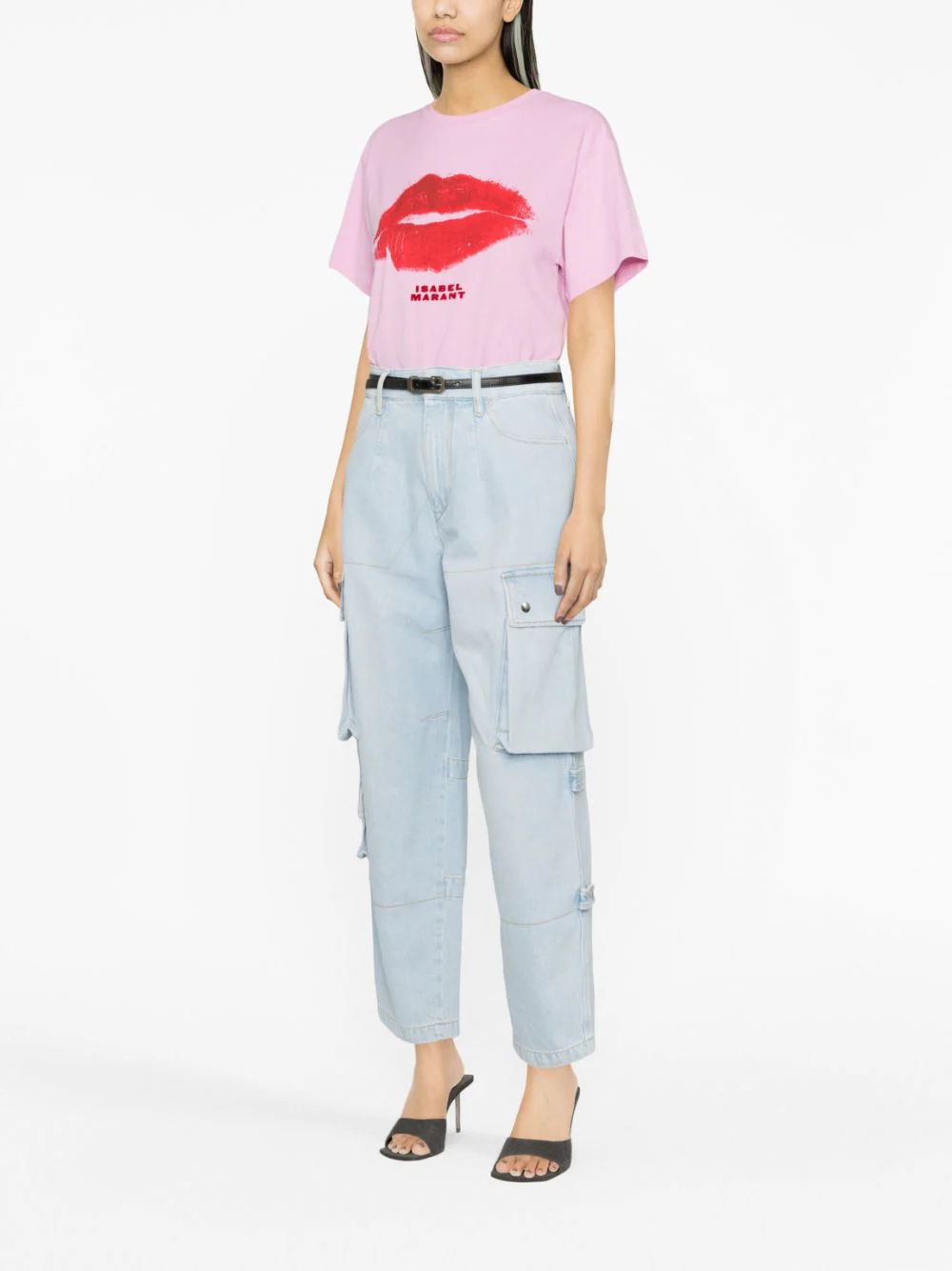Tricou Isabel Marant Yates roz - imagine 2