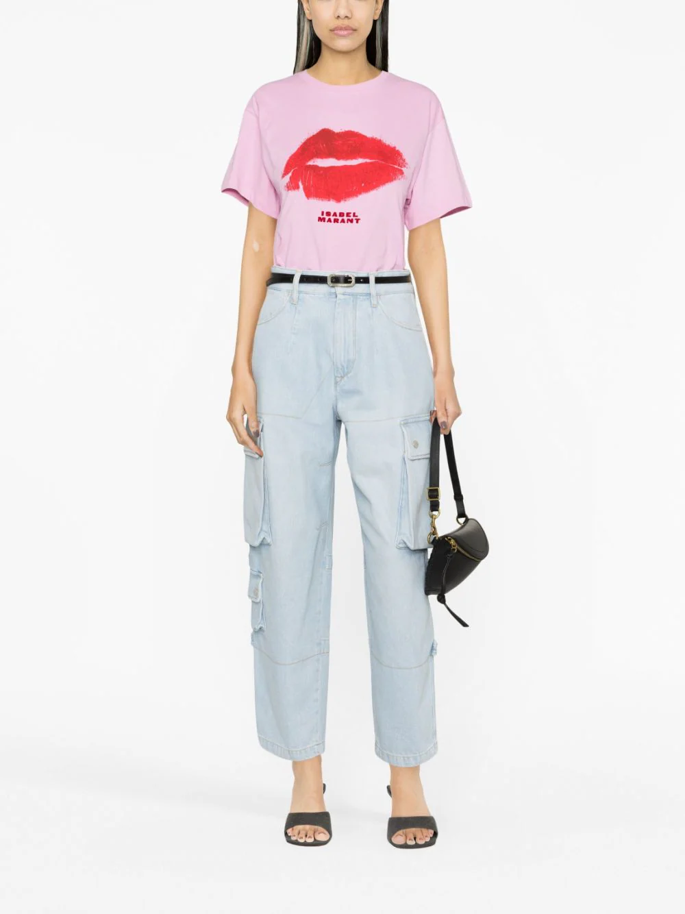 Tricou Isabel Marant Yates roz - imagine 3