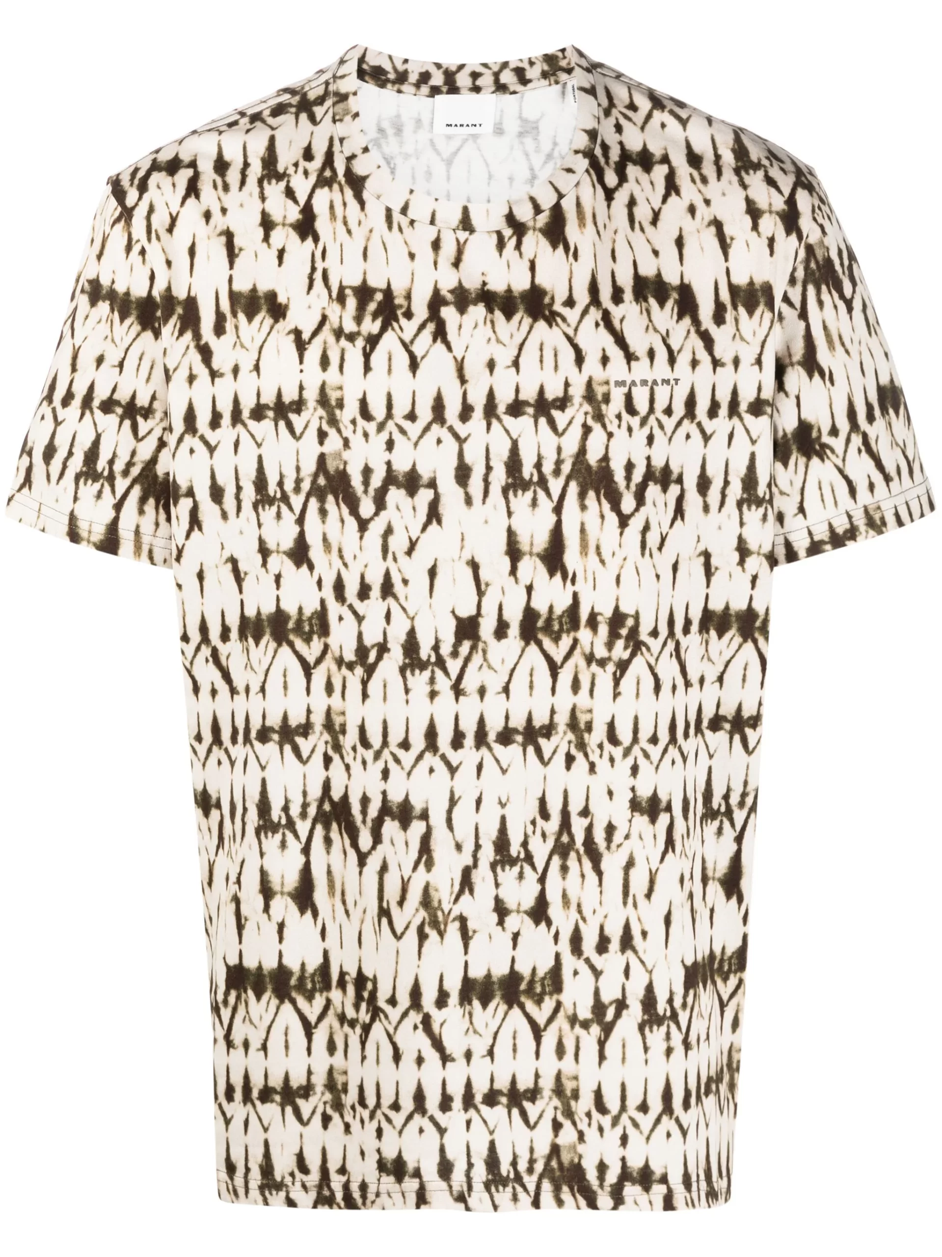Tricou Marant Abstract Print kaki