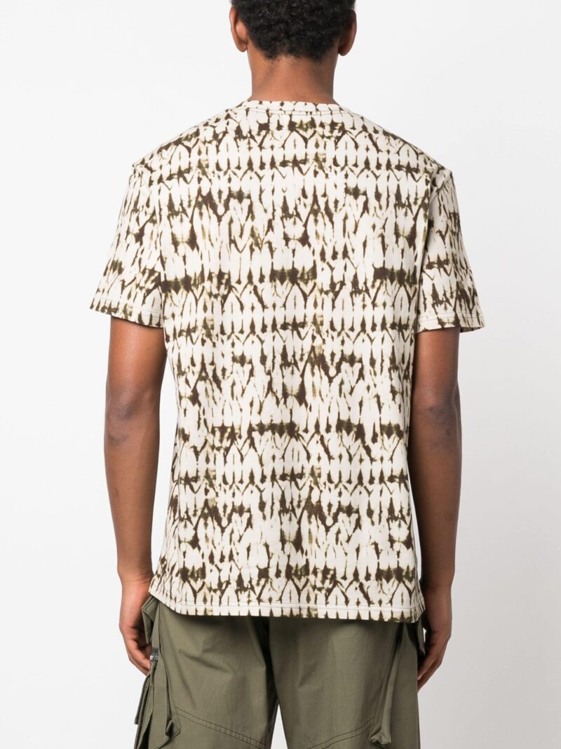 Tricou Marant Abstract Print kaki - imagine 2