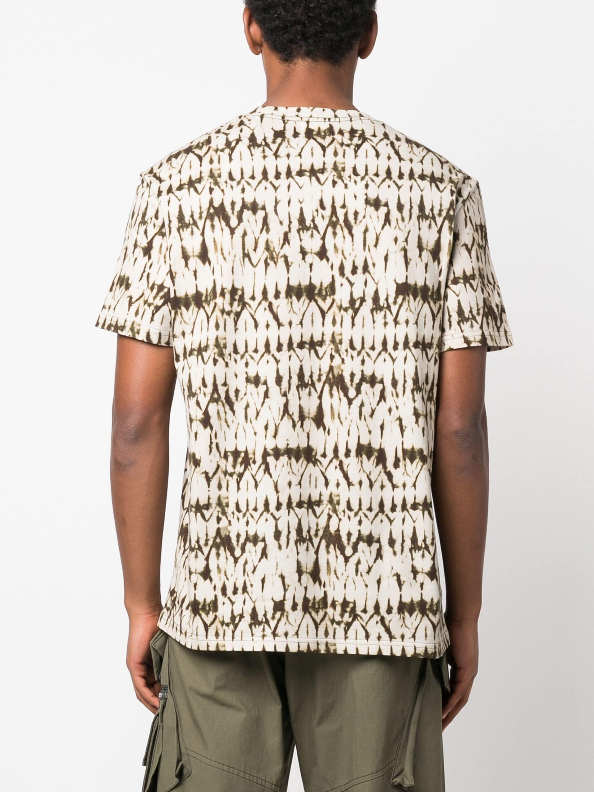 Tricou Marant Abstract Print kaki - imagine 2