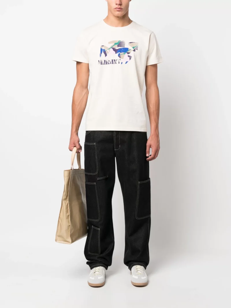 Tricou Marant ecru - imagine 4