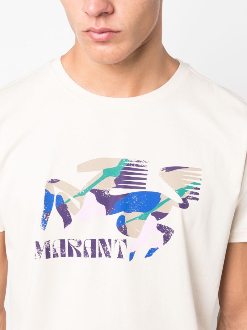 Tricou Marant ecru - imagine 5