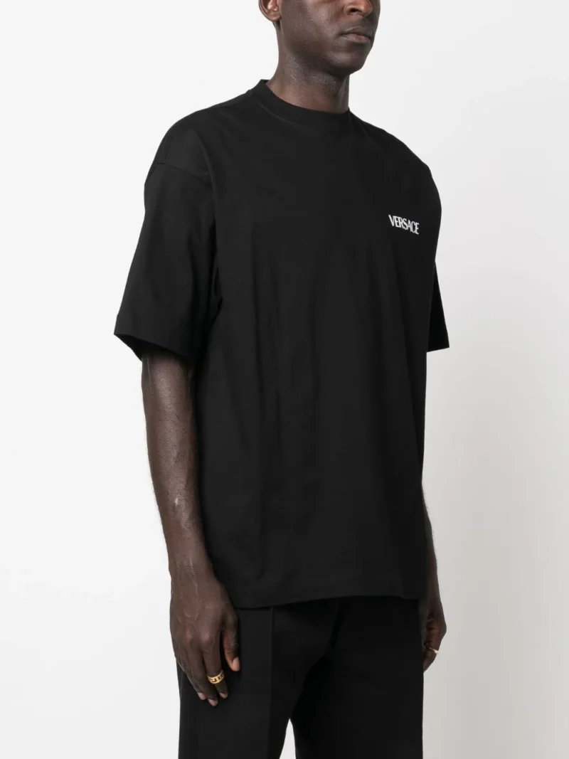Tricou Versace Colonna Print negru - imagine 4