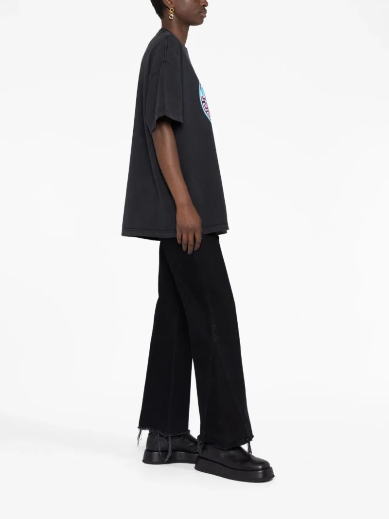 Tricou Versace Medusa Logo negru - imagine 4