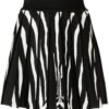 Fusta mini Balmain Zebra Jacquard multicolor