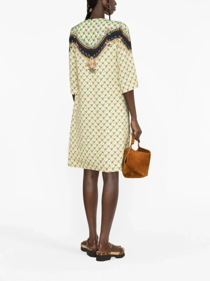 Alternative view of Rochie midi ETRO Floral Print Tunic multicolor