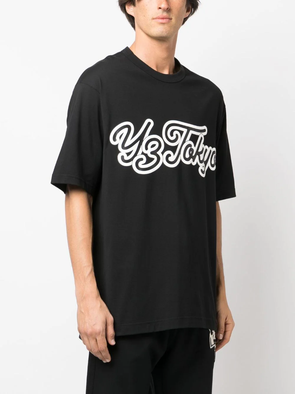 Tricou Y-3 GFX Tokyo S/S negru - imagine 3
