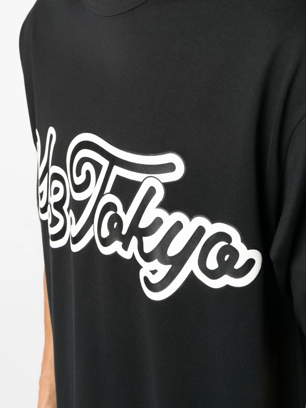 Tricou Y-3 GFX Tokyo S/S negru - imagine 5