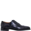 Pantofi FERRAGAMO Oxford Toe Cap negri