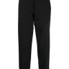 Pantaloni Neil Barrett Jamie slim-cut cropped negru