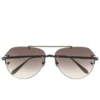 Ochelari de soare Linda Farrow pilot-frame