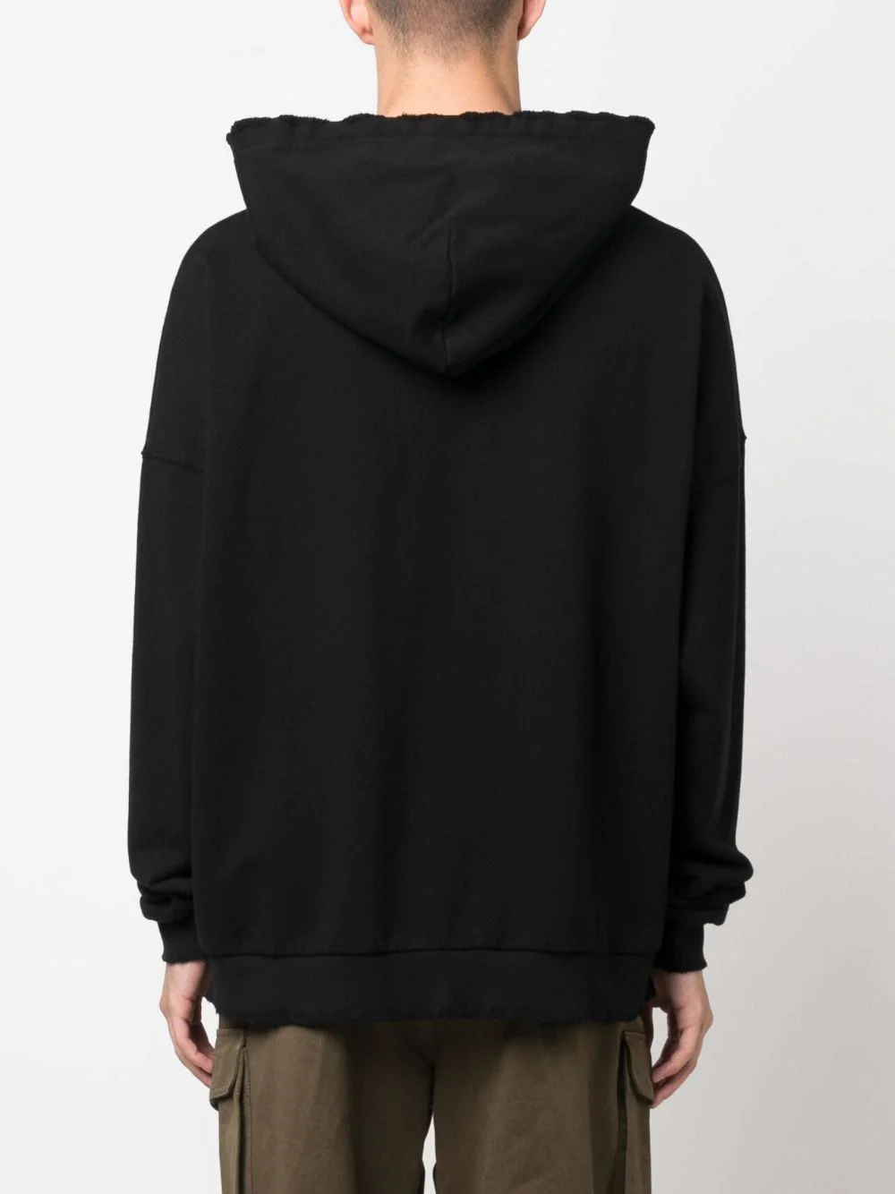 Hanorac Palm Angels Monogram negru - imagine 2