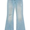 Pantaloni denim Palm Angels Bootcut albastri