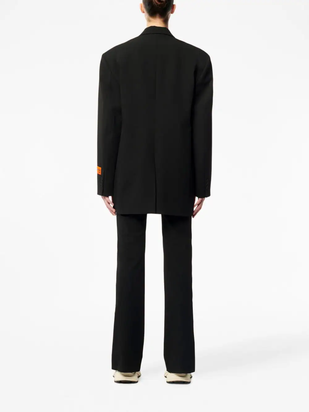 Pantaloni Heron Preston Zip Gabardine negri - imagine 5