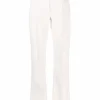 Pantaloni Isabel Marant Straight Leg alb