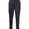 Pantaloni Isabel Marant Ubaia Tapered bleumarin