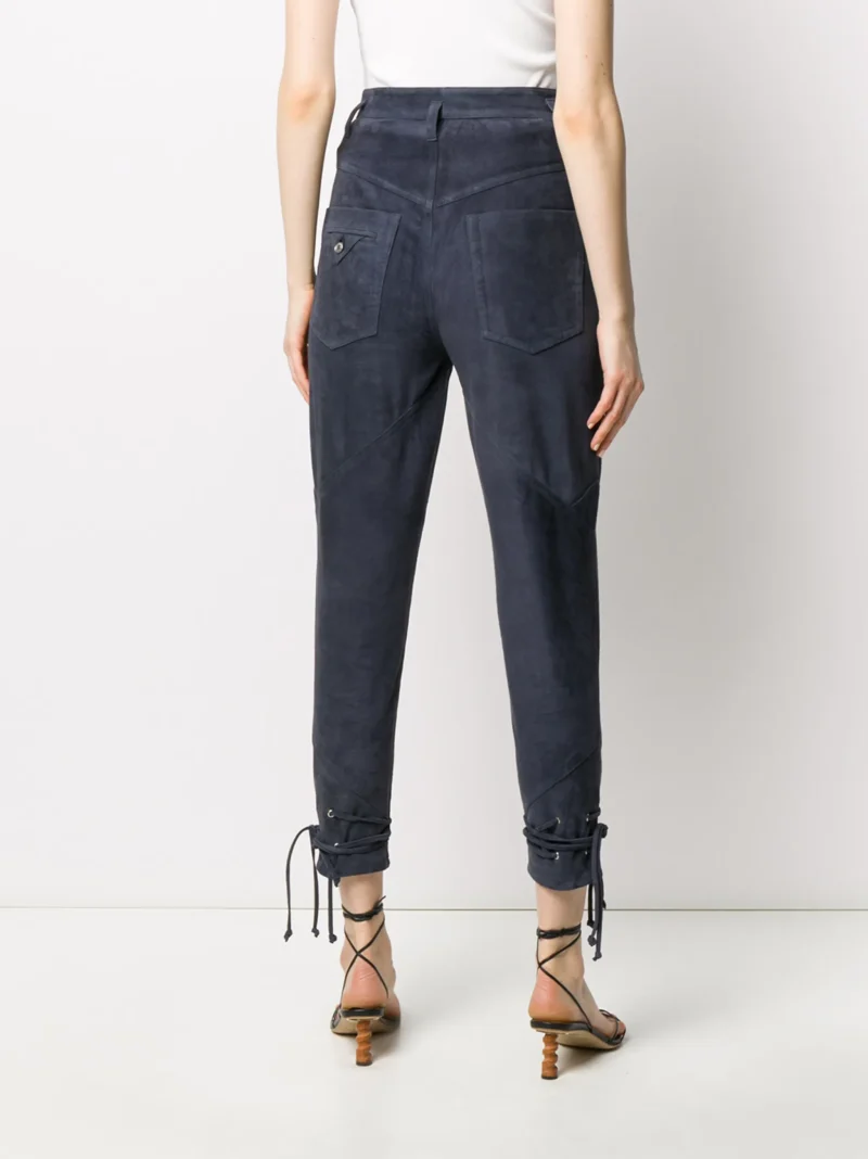 Alternative view of Pantaloni Isabel Marant Ubaia Tapered bleumarin