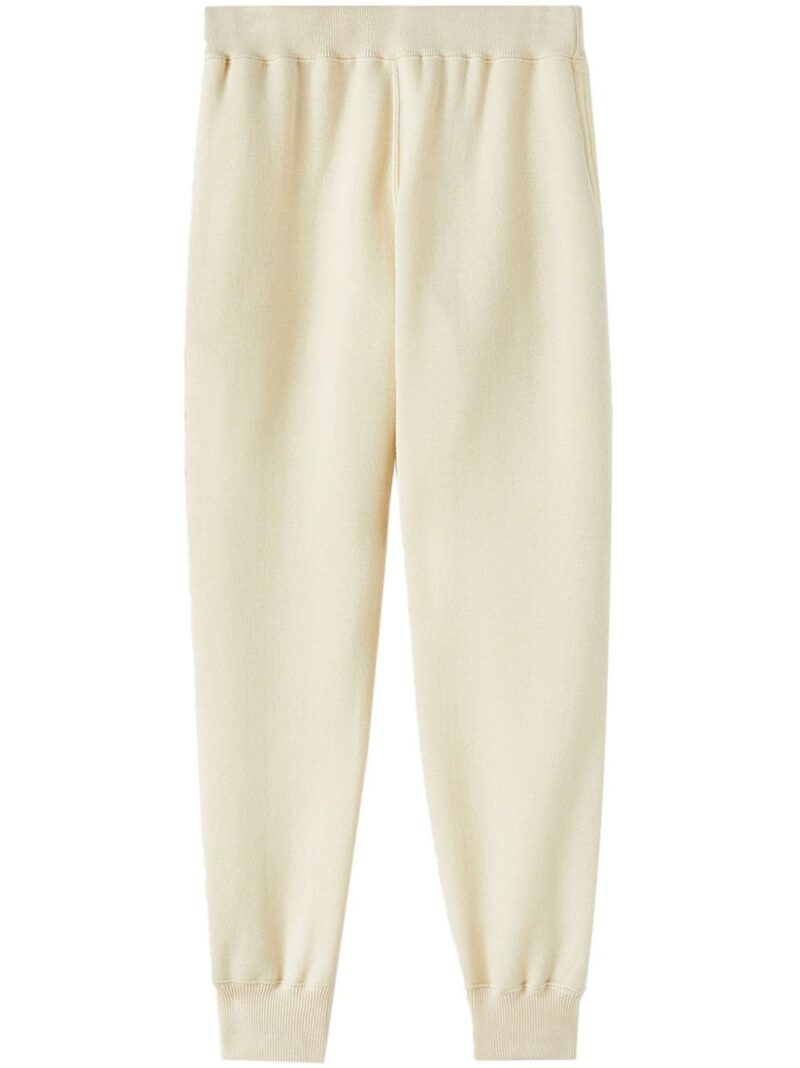 Pantaloni JIL SANDER Knit Jogger albi