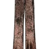 Pantaloni Palm Angels Sequins maro
