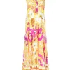 Rochie maxi Camilla Graphic-Print Halterneck multicolor