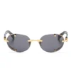 Ochelari de soare Balmain Monsieur negri