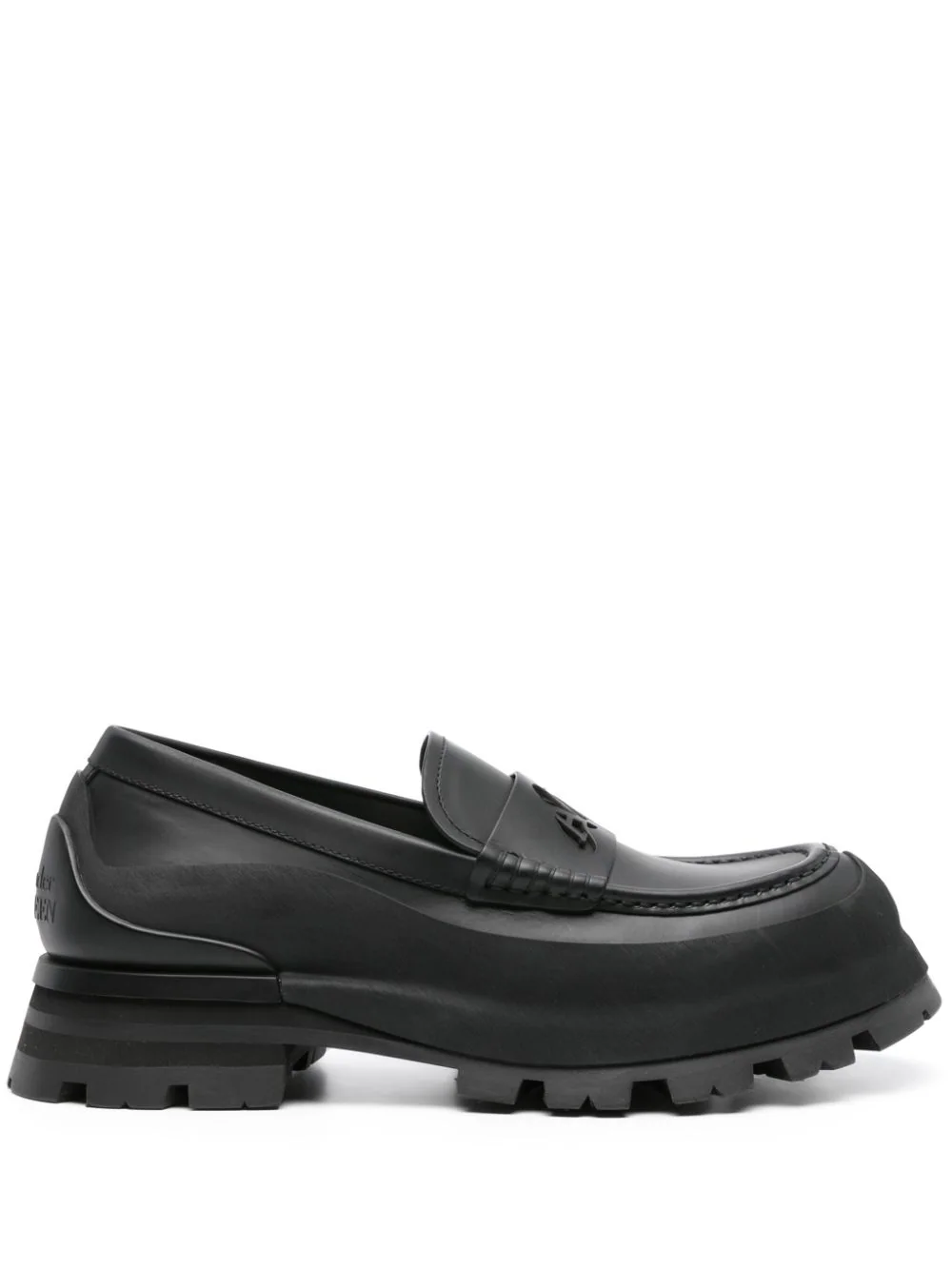 Pantofi Alexander McQueen Seal Logo negri