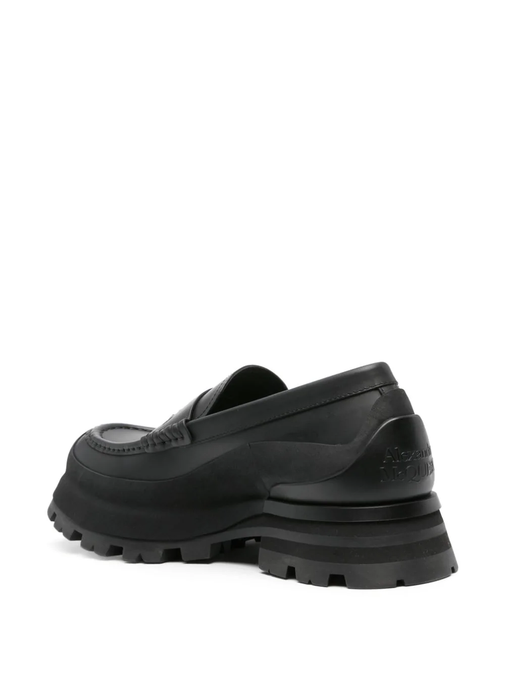 Pantofi Alexander McQueen Seal Logo negri - imagine 2
