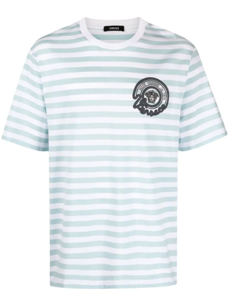 Tricou Versace Nautical Stripe multicolor
