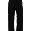 Pantaloni Balmain Cargo Straight Leg negri