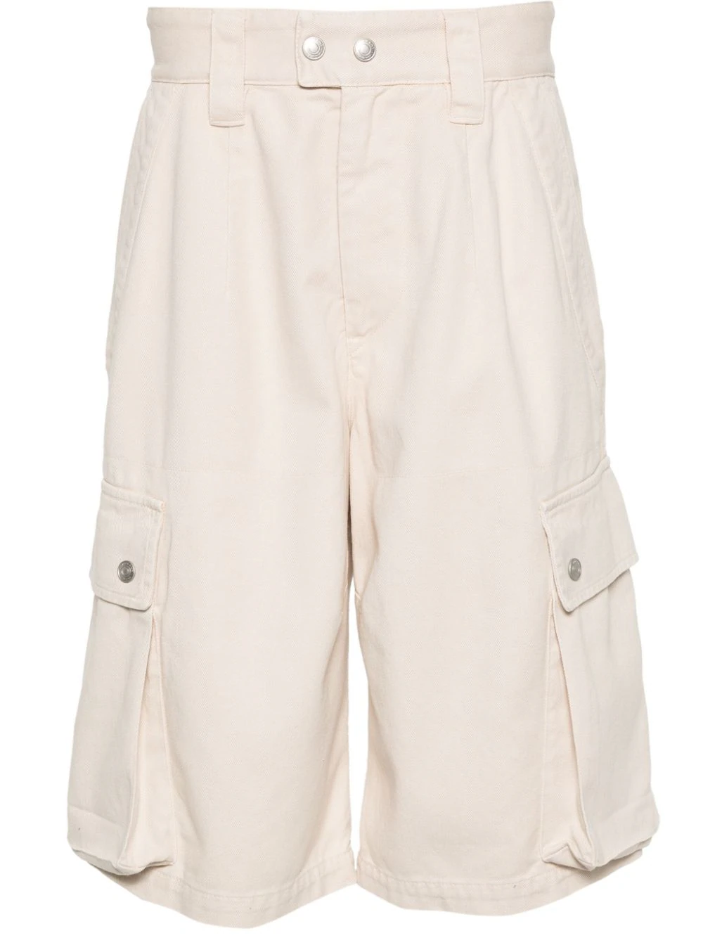 Pantaloni scurti Marant Loose Fit Cargo ecru