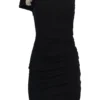 Rochie mini Alexander McQueen Crystal Knot neagra