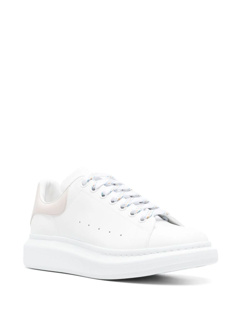Sneakers Alexander McQueen Oversized alb/bej - imagine 3