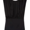 Top JIL SANDER Sleeveless negru