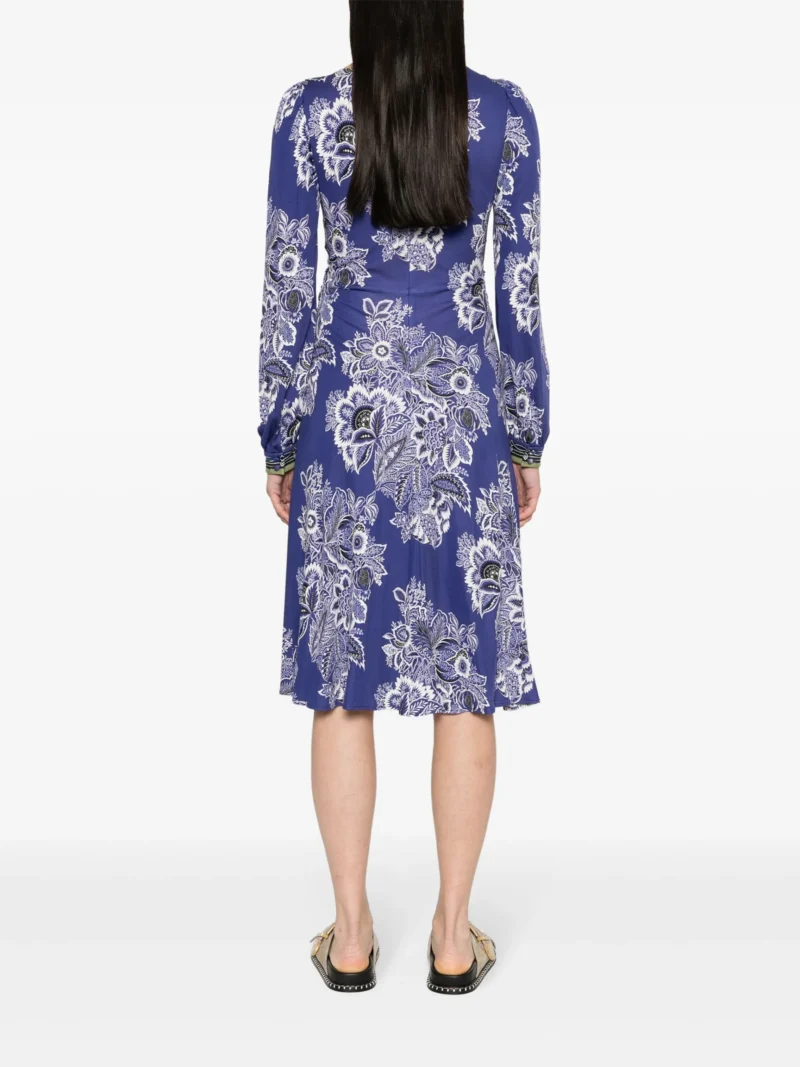 Alternative view of Rochie midi Etro Floral-Print multicolora