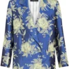 Sacou ETRO Floral-Jacquard albastru