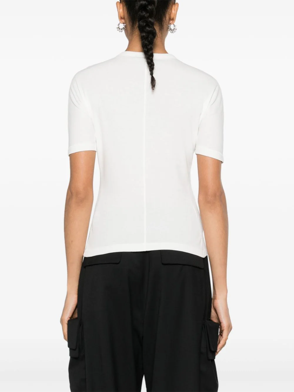 Tricou Y-3 Slim Cut alb - imagine 2