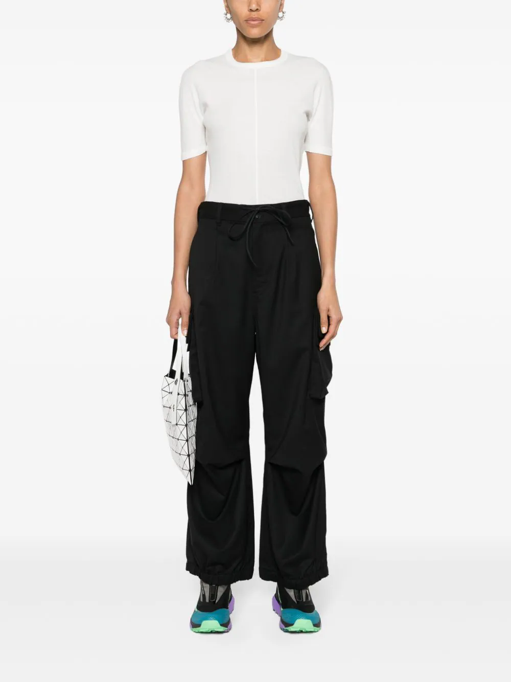 Tricou Y-3 Slim Cut alb - imagine 4