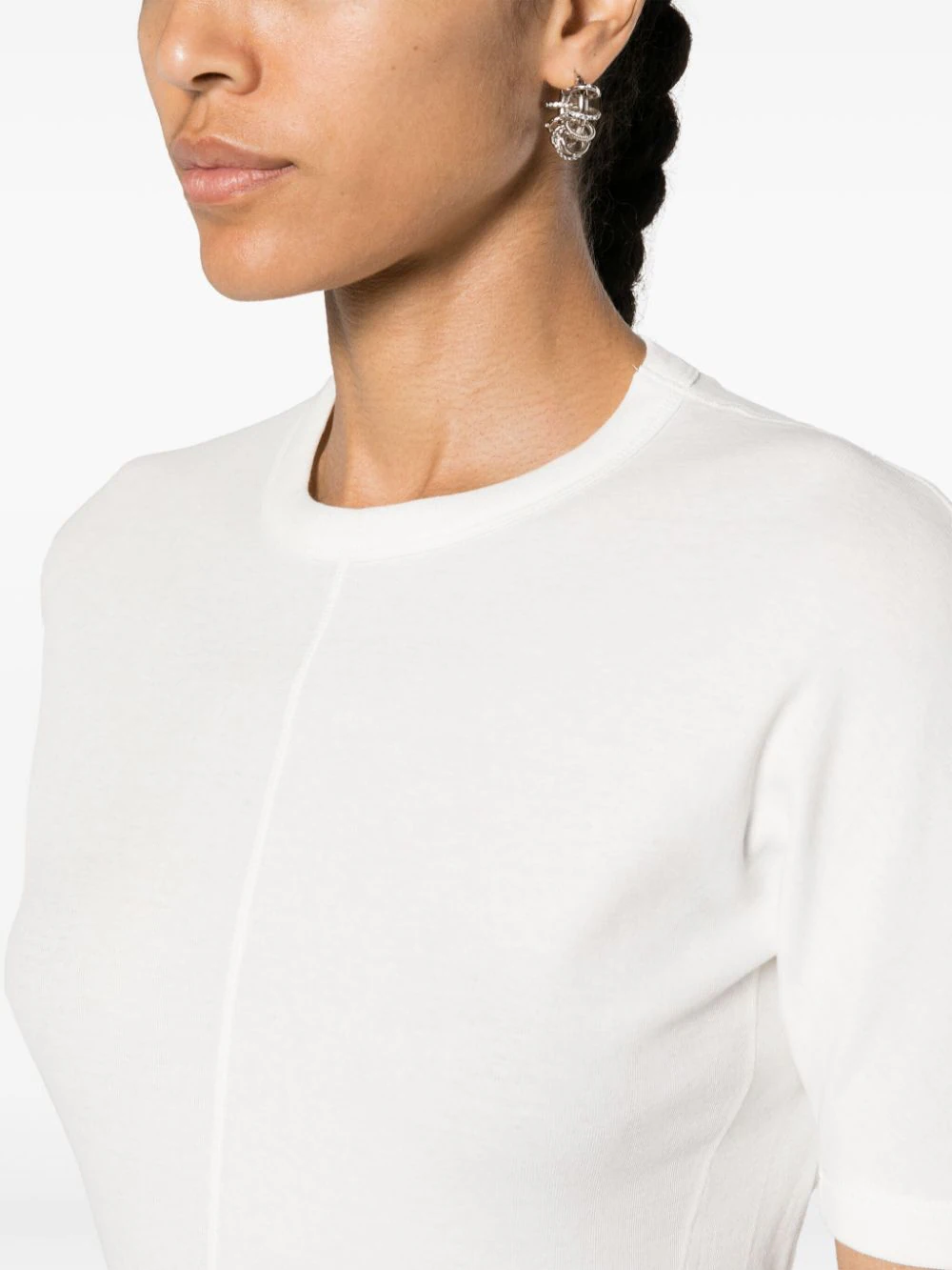 Tricou Y-3 Slim Cut alb - imagine 5