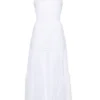 Rochie midi Peserico Bead-Detail alba