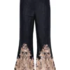 Pantaloni Zimmermann Natura bleumarin